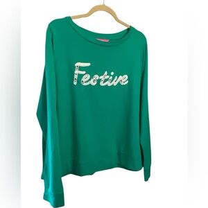 Lilly Pulitzer “Festive”  Rami sweatshirt